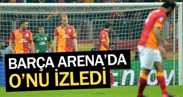 Barcelona Galatasarayl yldz izledi